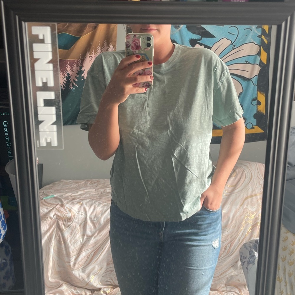 Casual light teal T-Shirt